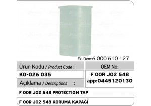F00RJ02548  Plastic Protection Tap (ex: 6 000 610 127)